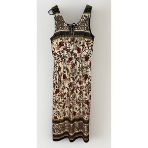 Emma & Michele Floral Paisley Midi Dress‎ Print Sleeveless Women's Size L
